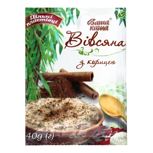Каша вівсяна з корицею Ваша каша м/у 40г