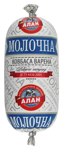 Ковбаса варена Молочна Алан 400г