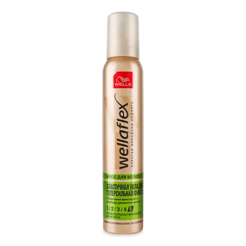 Мус для Волосся Суперсильної Фіксації Еластична Укладка Wellaflex Wella 200мл
