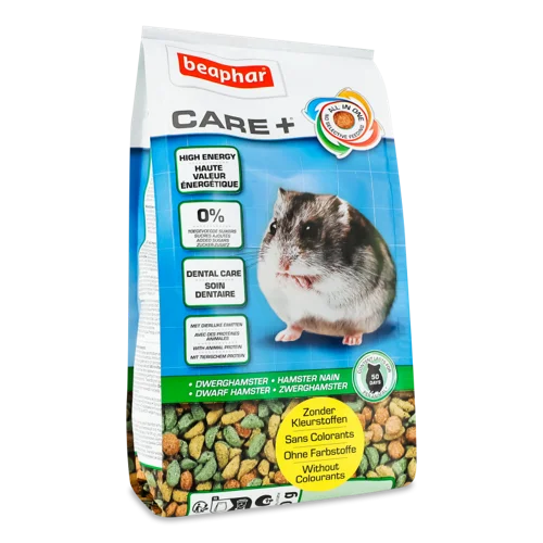 Корм Для Джунгарських Хом'яків Повноцінний Care+ Beaphar, В/ґ, 250г
