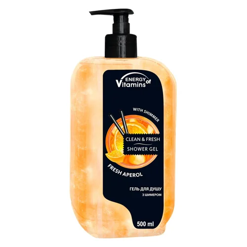 Гель для душу Energy of Vitamins Fresh Aperol з шимером 500мл