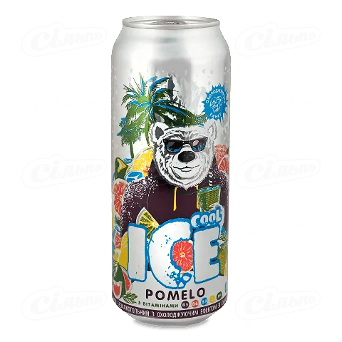 Напій Ice Cool «Помело» охолоджувальний ефект, безалкогольне з залізній банці, 0,5л