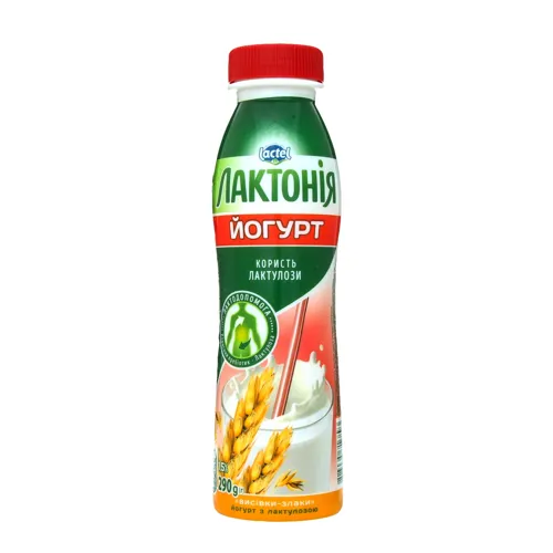 Йогурт 1.5% з лактулозою Висівки-злаки Лактонія 290г