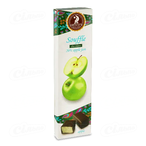 Цукерки Shoud'e Souffle Apple шоколадні, 90г