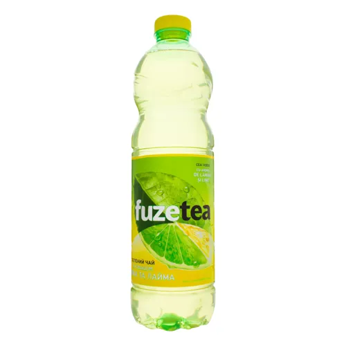 Напій безалкогольний негазований Зелений чай зі смаком лимона і лайма Fuzetea п/пл 1.5л