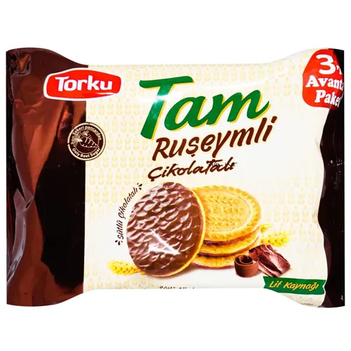 Печиво Torku Tam з молочним шоколадом і зародками пшениці 252г