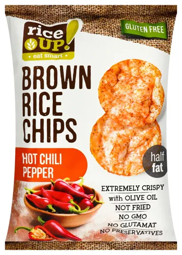 RICEUP РИС.ЧІПСИ 60Г ПЕР ЧИЛІ