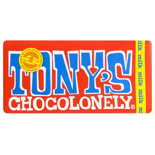 Шоколад молочний Tony's F`Trade 180г
