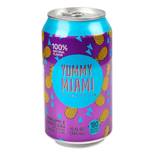 Напій Yummy Miami Pineapple газований з/б 0,355л