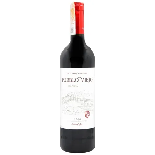 Вино Rioja Pueblo Viejo Crianza червоне сухе 13% 0,75л