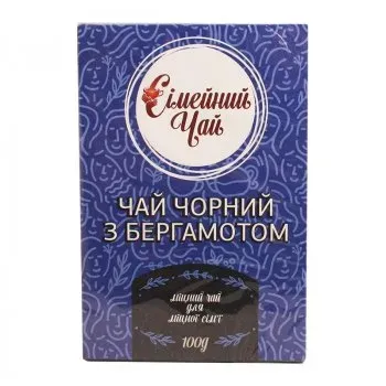 Сімейний чорний чай з ароматом бергамоту 100г