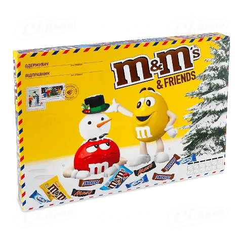 Набір драже M&M's & Friends Середня Бандероль 230,5г
