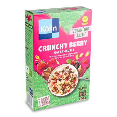 Мюслі Вищого Ґатунку Kolln Choviva З Фруктами І Шоколадом, 500г