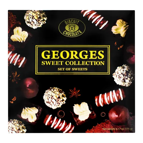 Набір цукерок ручної роботи Georges sweet collection Бісквіт Шоколад к/у 175г