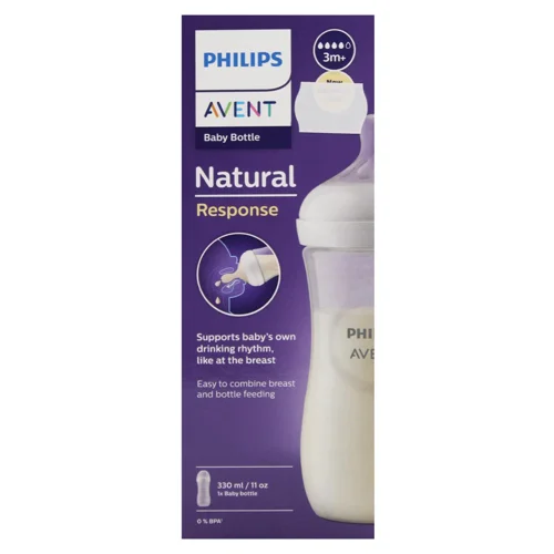 Пляшечка для годування Philips Avent Natural Природний потік 330мл