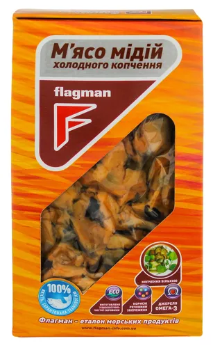М'ясо мідій Flagman х/к 150г х12