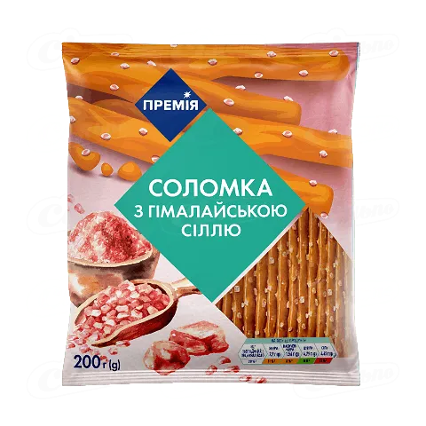 Соломка «Премія» з гімалайською сіллю, 200г