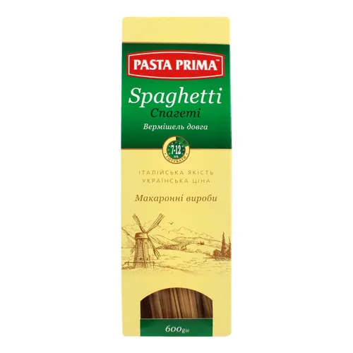 Вироби макаронні Spagh Pasta Prima к/у 600г