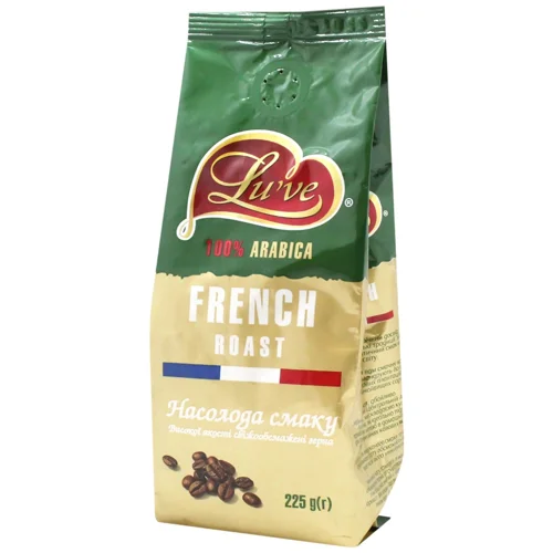 Кава Lu've Френч Роаст в зернах 225г