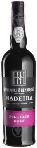 Вино біле кріплене Full Rich, Henriques & Henriques 0,5