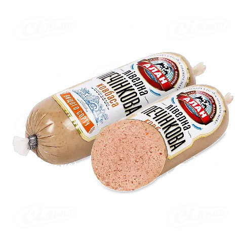 Ковбаса «Алан» «Ліверна Печінкова» вищого ґатунку, кг