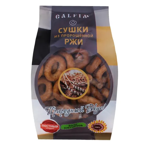 Сушки з пророщеного жита Galfim м/у 200г