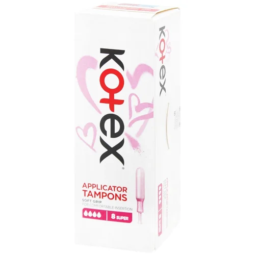 Тампони Kotex Супер з аплікатором 8шт