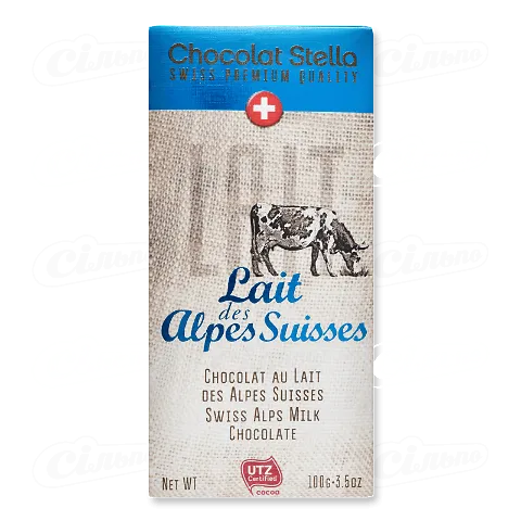 Шоколад молочний Chocolat Stella, 100г