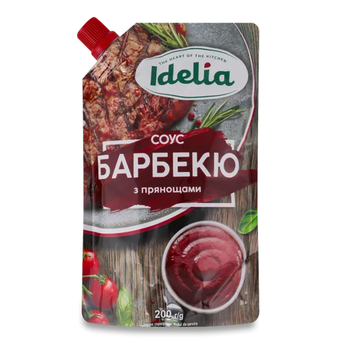 Соус з Прянощами Барбекю Idelia, В/ґ, 200г