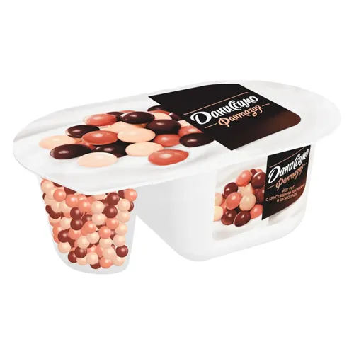 Йогурт Даніссімо Фантазія з шоколадними кульками 6,8% 105г