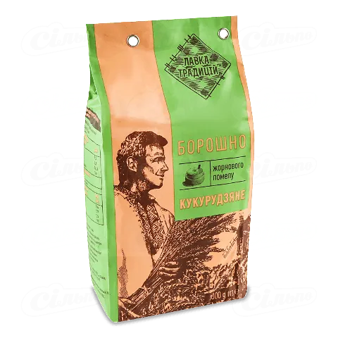 Борошно кукурудзяне «Лавка традицій» тонкого помелу, 1кг