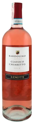 Вино 0.75л 12% рожеве напівсухе Classico Chiaretto Lenotti Bardolino