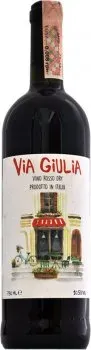 Вино Via Giulia Rosso червоне сухе 0.75л 10.5%