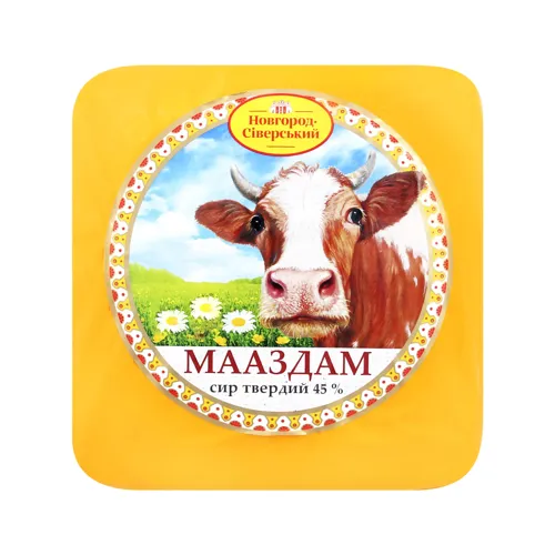Сир 45% твердий Мааздам Новгород-Сіверський кг