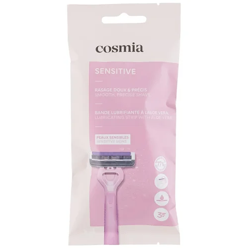 Станок для гоління Cosmia Sensitive одноразовий для жінок 4шт