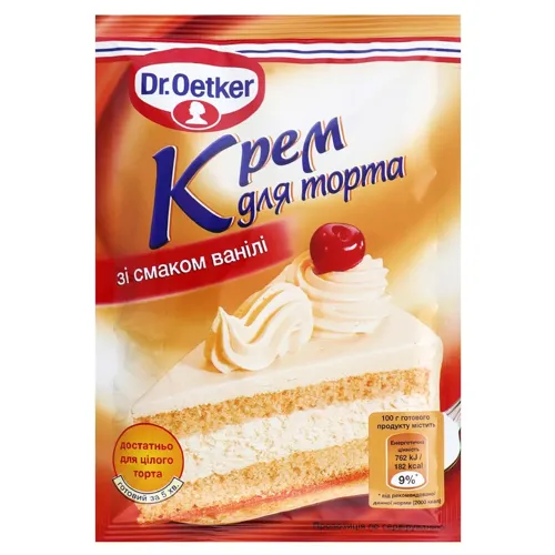 Крем Dr.Oetker для торта ванільний 50г
