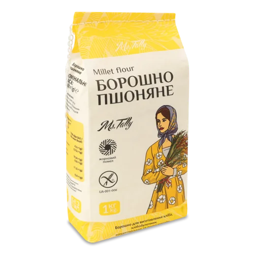 Борошно Пшоняне Вищого Ґатунку Ms.Tally, 1 кг