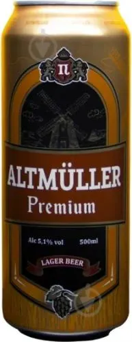 Пиво Альт Мюллер Ж/Б 0.5 л Преміум