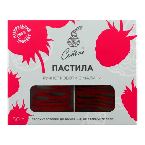 Пастила ручної роботи з малини Сетно 50г