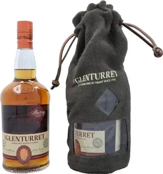 Віскі односолодовий Glenturret Sherry 0.7л 43% в подарунковій упаковці