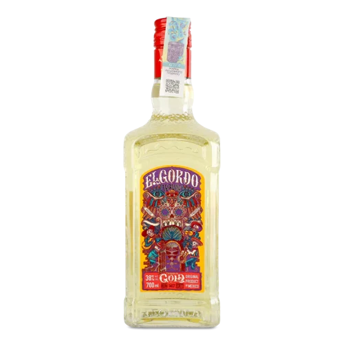 Текіла Gold El Gordo, вищого ґатунку, 0.7л, 38%