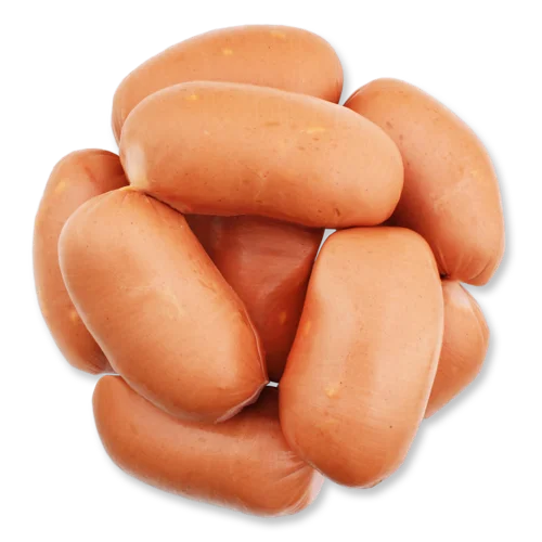 Сардельки Варені Пармезан Роганський М'ясокомбінат, 1/г, кг