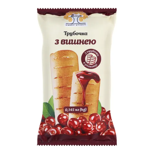 Трубочка з вишнею Рома м/у 0.145кг