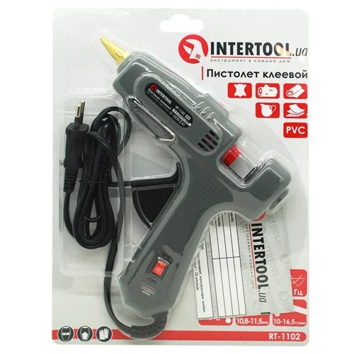 Пістолет Intertool клейовий 40Вт 230В