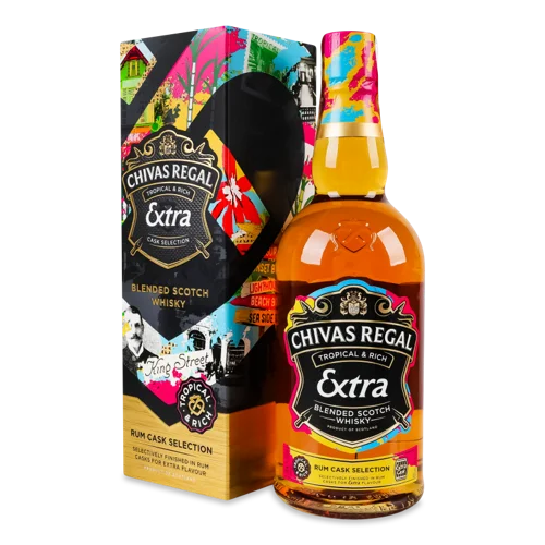 Віскі Шотландське Купажоване Rum Cask Selection Extra Chivas Regal 700мл 40% к/у