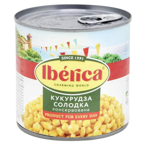 Кукурудза Iberica солодка консервована 340г