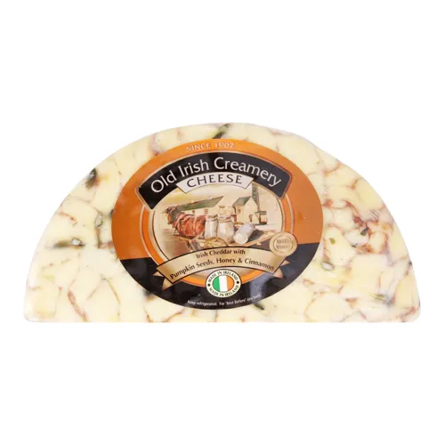Сир 54.25% Чеддер з гарбузовим насінням Old Irish Creamery кг