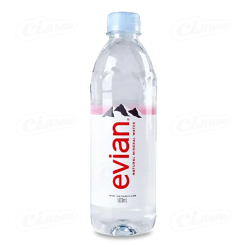 Вода мінеральна Evian негазована, 0,5л