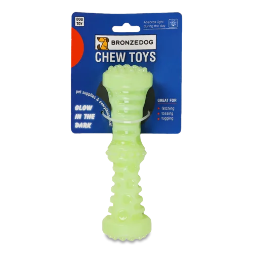 Іграшка Для Собак Світлонакопичувальна №YT96386 Chew Dumbbell Bronzedog 1шт