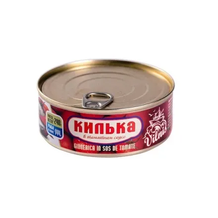 Консерви 240г Vilnis кілька у томатному соусі
